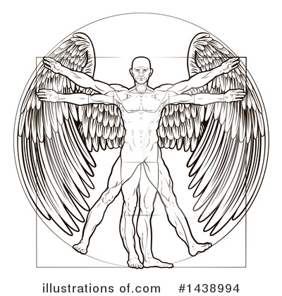 Vitruvian Man Clipart #1438994 by AtStockIllustration