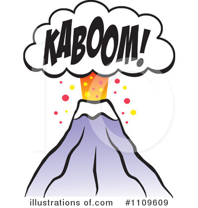 Royalty-Free (RF) Volcano Clipart Illustration by Johnny Sajem - Stock Sample #1109609