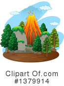 Volcano Clipart #1379914 by Graphics RF