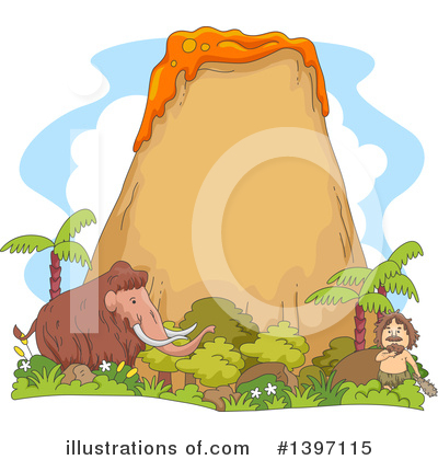 Royalty-Free (RF) Volcano Clipart Illustration by BNP Design Studio - Stock Sample #1397115