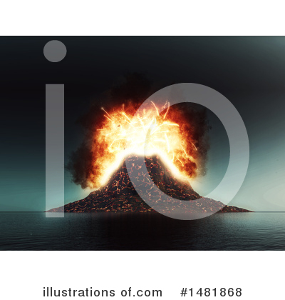 Eruption Clipart #1481868 by KJ Pargeter