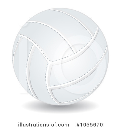 Royalty-Free (RF) Volleyball Clipart Illustration by MilsiArt - Stock Sample #1055670