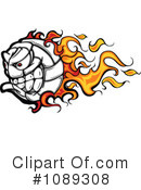 Volleyball Clipart #1089308 by Chromaco