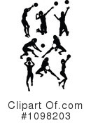 Volleyball Clipart #1098203 by Chromaco