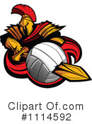 Volleyball Clipart #1114592 by Chromaco