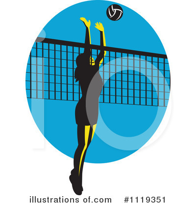 Volleyball Clipart #1119351 by patrimonio