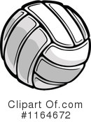 Volleyball Clipart #1164672 by Chromaco