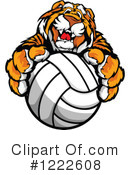 Volleyball Clipart #1222608 by Chromaco