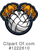 Volleyball Clipart #1222610 by Chromaco