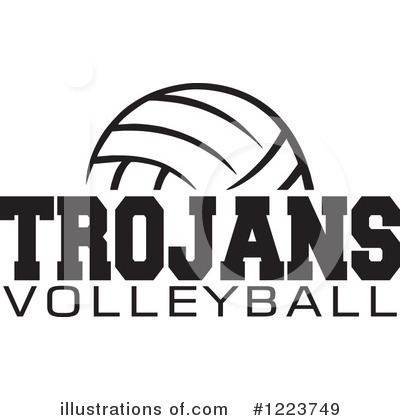 Royalty-Free (RF) Volleyball Clipart Illustration by Johnny Sajem - Stock Sample #1223749