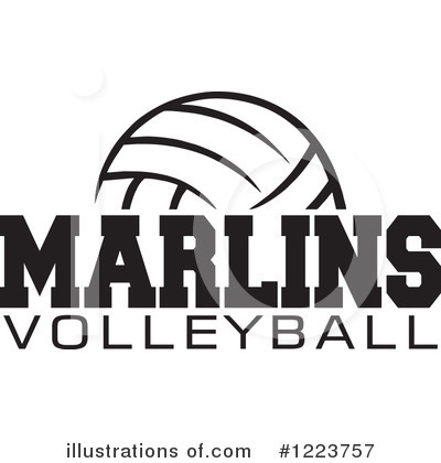 Volleyball Clipart #1223757 by Johnny Sajem