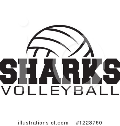 Volleyball Clipart #1223760 by Johnny Sajem