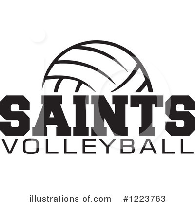 Volleyball Clipart #1223763 by Johnny Sajem
