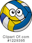 Volleyball Clipart #1229395 by Vector Tradition SM