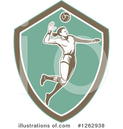 Volleyball Clipart #1262938 by patrimonio
