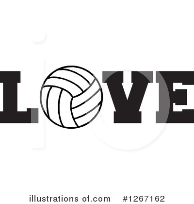 Volleyball Clipart #1267162 by Johnny Sajem