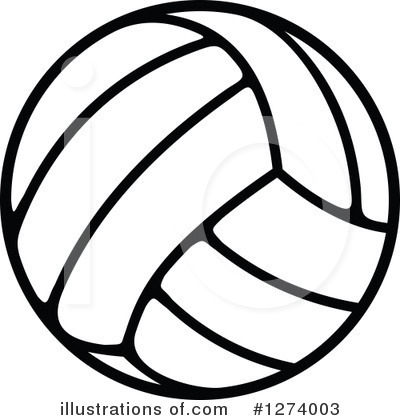 Royalty-Free (RF) Volleyball Clipart Illustration by Vector Tradition SM - Stock Sample #1274003