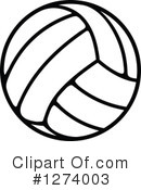 Volleyball Clipart #1274003 by Vector Tradition SM