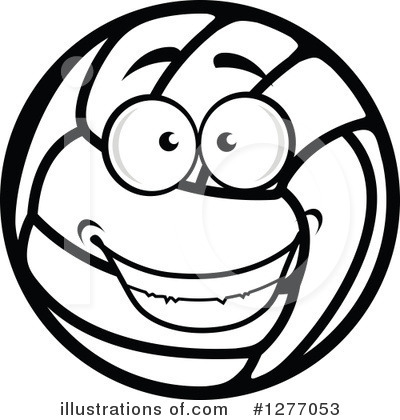 Royalty-Free (RF) Volleyball Clipart Illustration by Vector Tradition SM - Stock Sample #1277053