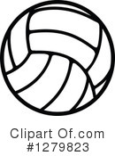 Volleyball Clipart #1279823 by Vector Tradition SM