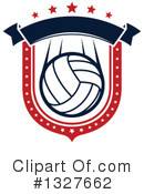 Volleyball Clipart #1327662 by Vector Tradition SM