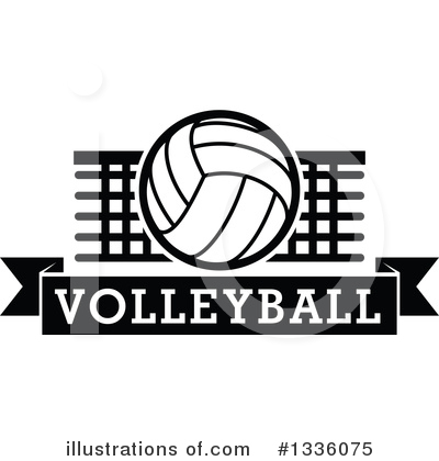 Royalty-Free (RF) Volleyball Clipart Illustration by Vector Tradition SM - Stock Sample #1336075