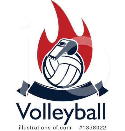 Royalty-Free (RF) Volleyball Clipart Illustration by Vector Tradition SM - Stock Sample #1338022