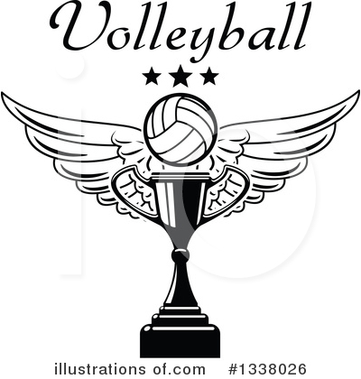 Royalty-Free (RF) Volleyball Clipart Illustration by Vector Tradition SM - Stock Sample #1338026