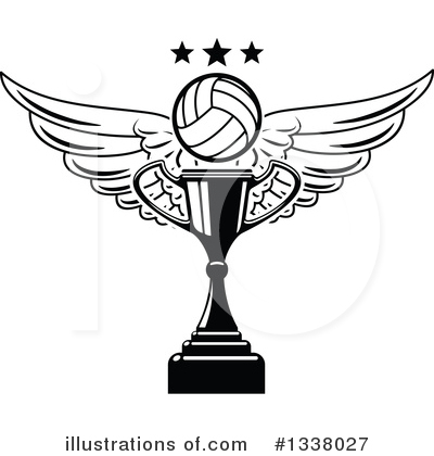 Volleyball Clipart #1338027 by Vector Tradition SM