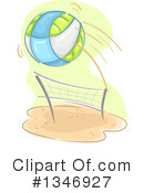 Volleyball Clipart #1346927 by BNP Design Studio