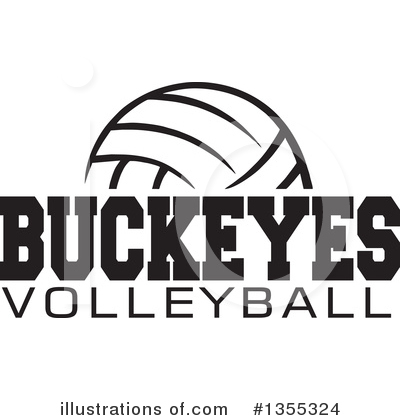 Volleyball Clipart #1355324 by Johnny Sajem