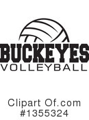 Volleyball Clipart #1355324 by Johnny Sajem