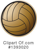 Volleyball Clipart #1393020 by Lal Perera