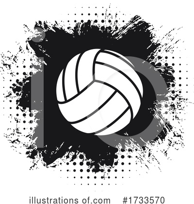 Royalty-Free (RF) Volleyball Clipart Illustration by Vector Tradition SM - Stock Sample #1733570