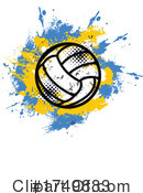 Volleyball Clipart #1749883 by Vector Tradition SM