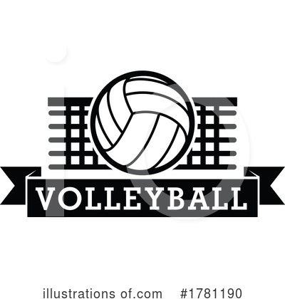 Royalty-Free (RF) Volleyball Clipart Illustration by Vector Tradition SM - Stock Sample #1781190