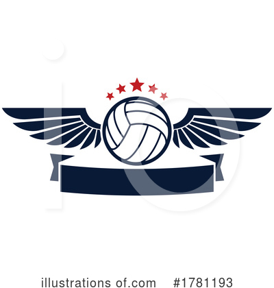 Royalty-Free (RF) Volleyball Clipart Illustration by Vector Tradition SM - Stock Sample #1781193