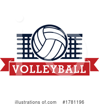 Royalty-Free (RF) Volleyball Clipart Illustration by Vector Tradition SM - Stock Sample #1781196