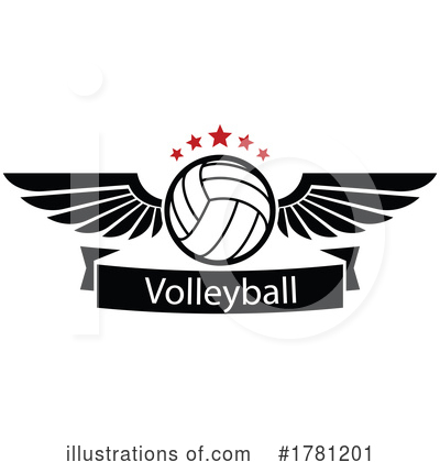 Royalty-Free (RF) Volleyball Clipart Illustration by Vector Tradition SM - Stock Sample #1781201