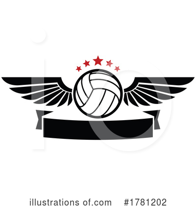 Royalty-Free (RF) Volleyball Clipart Illustration by Vector Tradition SM - Stock Sample #1781202