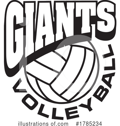 Royalty-Free (RF) Volleyball Clipart Illustration by Johnny Sajem - Stock Sample #1785234
