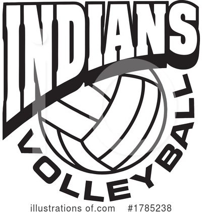Royalty-Free (RF) Volleyball Clipart Illustration by Johnny Sajem - Stock Sample #1785238