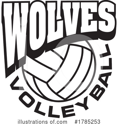 Volleyball Clipart #1785253 by Johnny Sajem