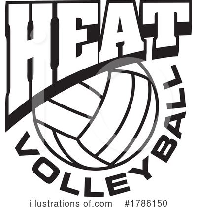 Volleyball Clipart #1786150 by Johnny Sajem