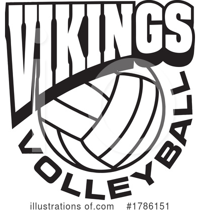 Volleyball Clipart #1786151 by Johnny Sajem