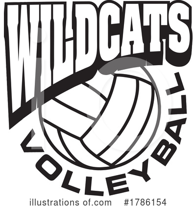 Volleyball Clipart #1786154 by Johnny Sajem