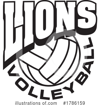 Volleyball Clipart #1786159 by Johnny Sajem