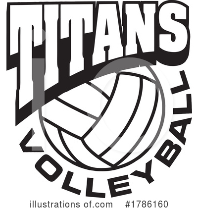 Volleyball Clipart #1786160 by Johnny Sajem