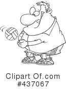 Volleyball Clipart #437067 by toonaday
