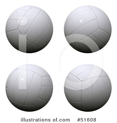 Royalty-Free (RF) Volleyball Clipart Illustration by stockillustrations - Stock Sample #51608